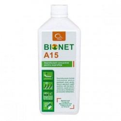 Dezinfectant concentrat suprafete BIONET A15    1 L Dezinfectant concentrat suprafete BIONET A15    1 L
