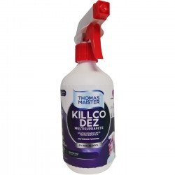 Solutie dezinfectanta pentru suprafete, KillcoDez, 75% alcool, 500 ml Solutie dezinfectanta pentru suprafete, KillcoDez, 75% alcool, 500 ml