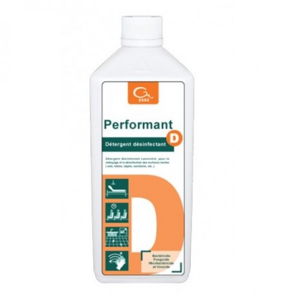 Performant D detergent dezinfectant concentrat, 1 litru Performant D detergent dezinfectant concentrat, 1 litru