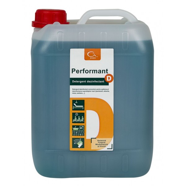 Performant D detergent dezinfectant concentrat, 5 litri Performant D detergent dezinfectant concentrat, 5 litri