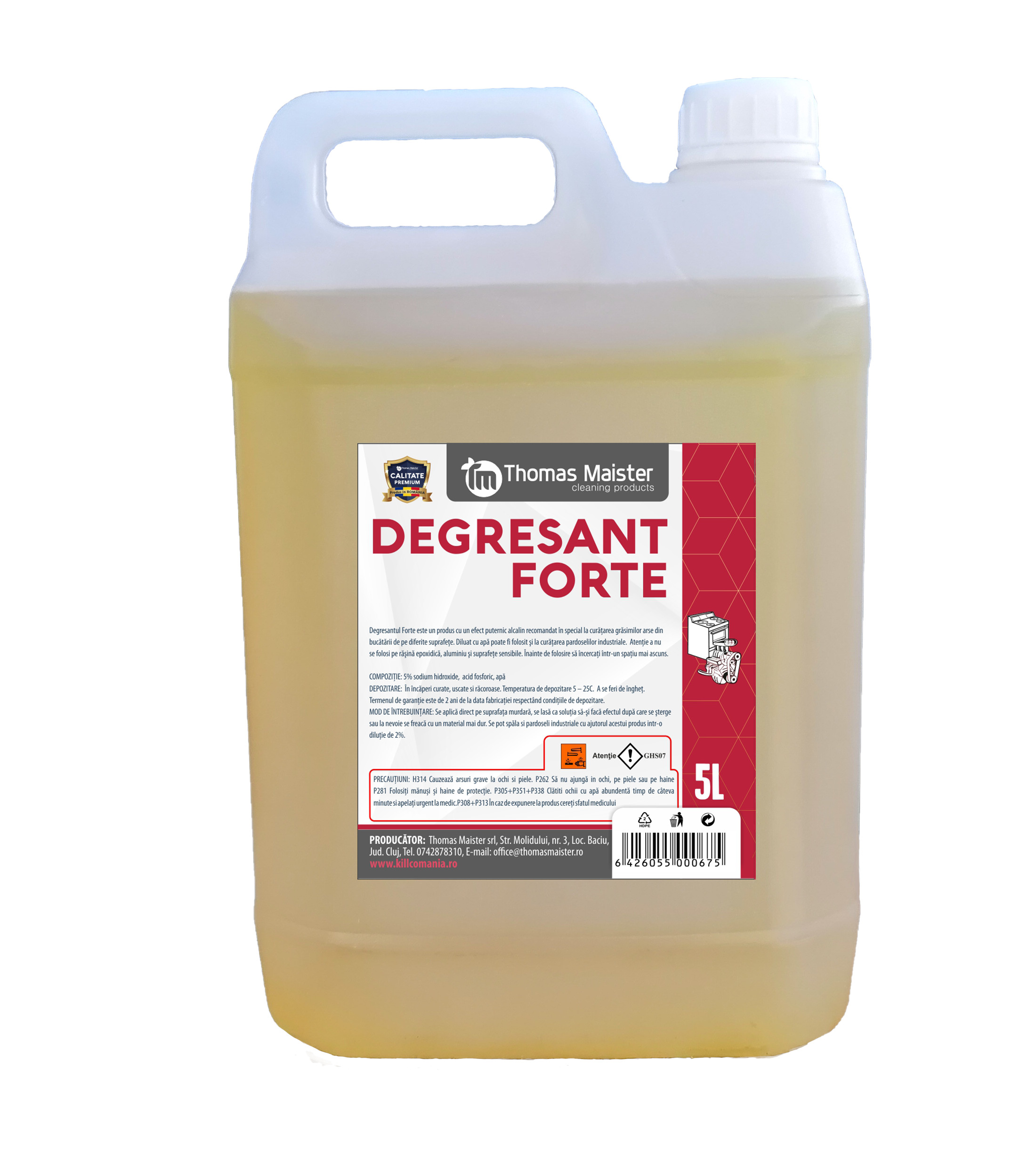 Degresant Forte Industrial Cleaner 5 litri