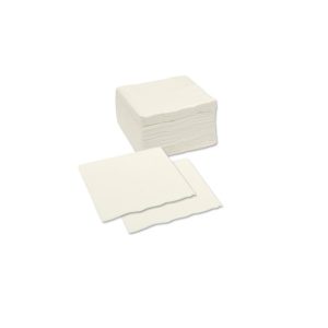 Servetele 25x25 cm, alb, 1 strat, 100 foi/set
