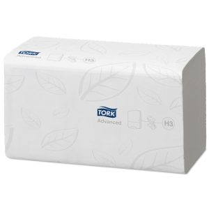 Prosoape mâini, Tork, 290190, Singlefold Flushable, 15 pach/bax, 250 buc/pach, alb, 2 straturi