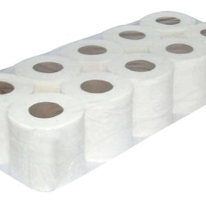 Hârtie igienică albă 2 str , 10 role/set , 14,4 m