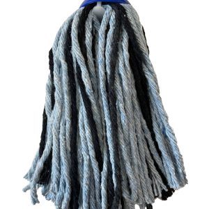 Mop bumbac rezerva negru+albastru